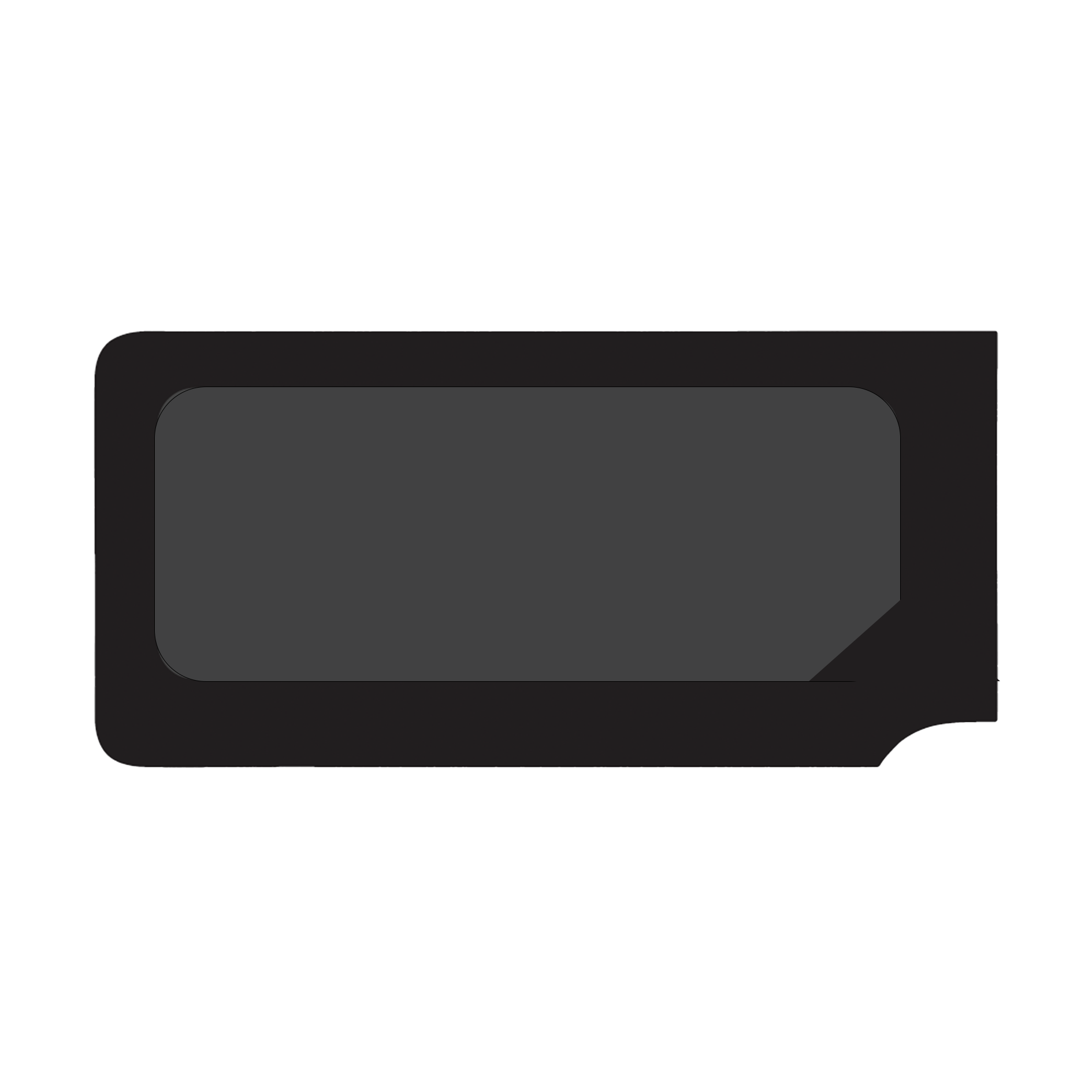 P1 Voor L. MWB/LWB schuifdeur Privacy