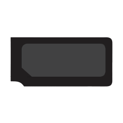 P1 Voor R. MWB/LWB schuifdeur Privacy