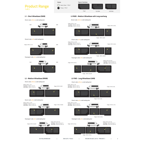 P3 Achter L. LWB met schuifdeur Groen