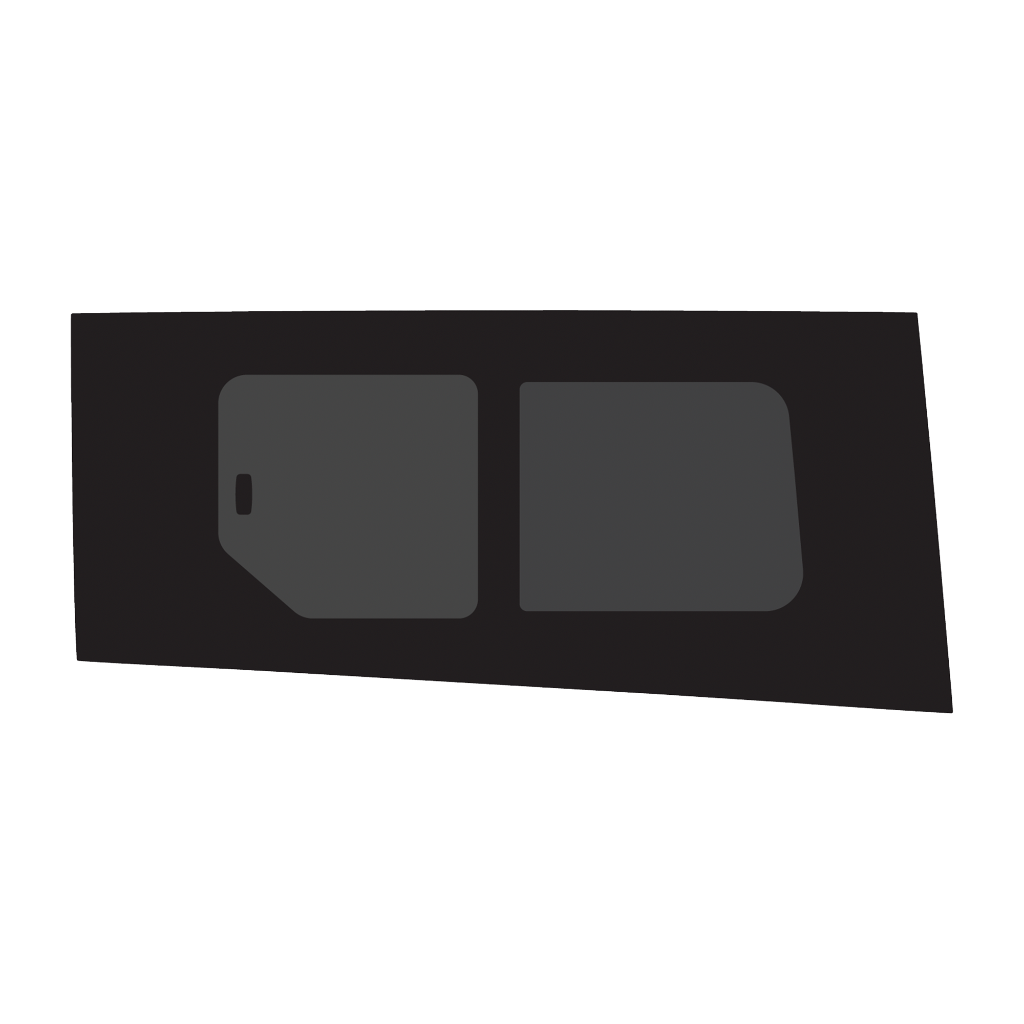 Half Slider LWB R/H Privacy