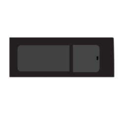 PB07-LS2M-HS-P | Inbouwruit voor Citroen & Fiat & Opel & Peugeot & Ram | Camperglass