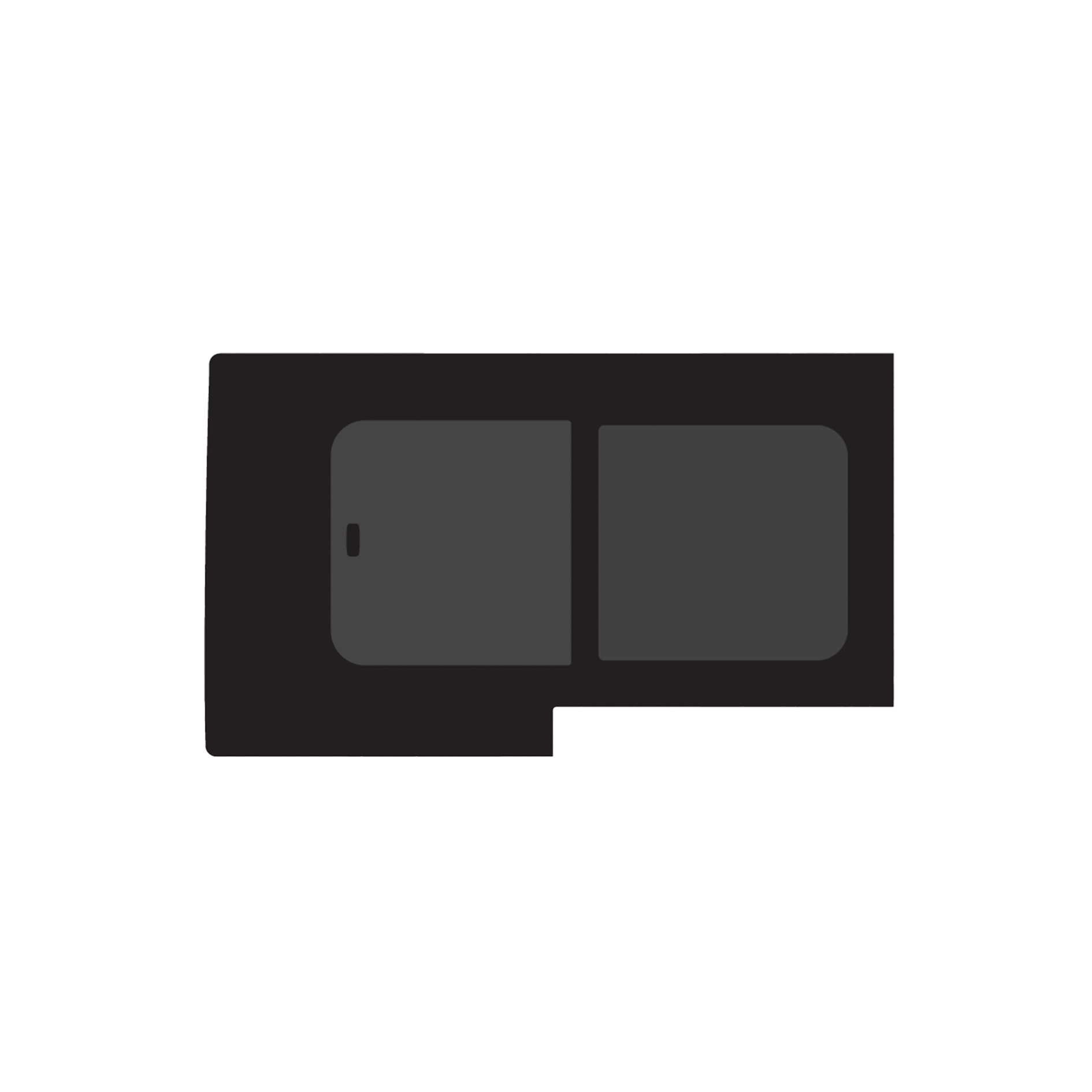 PB07-159-RS3-HS-P | Inbouwruit voor Citroen & Fiat & Opel & Peugeot & Ram | Camperglass