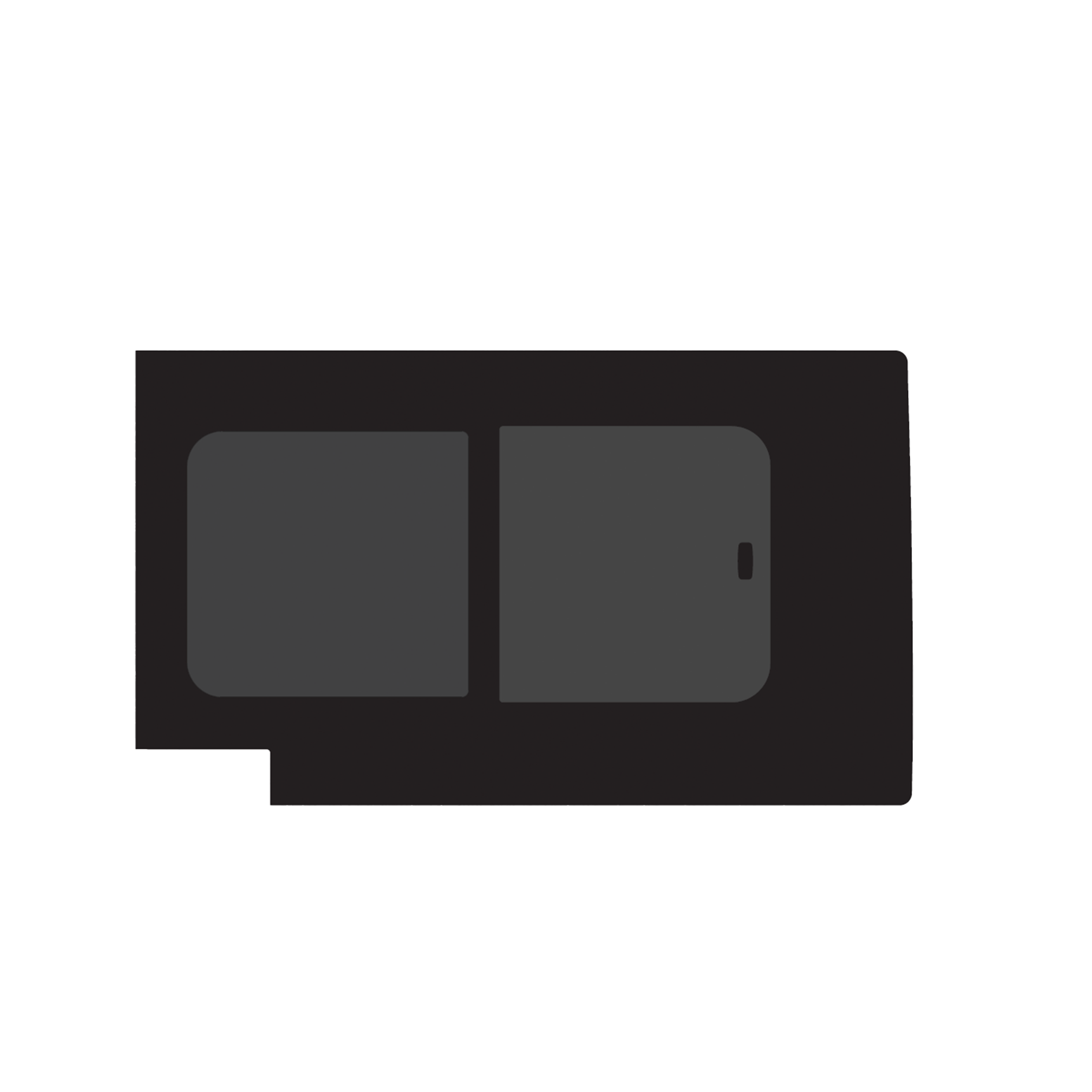 PB07-RS3XL-HS-P | Inbouwruit voor Citroen & Fiat & Opel & Peugeot & Ram | Camperglass