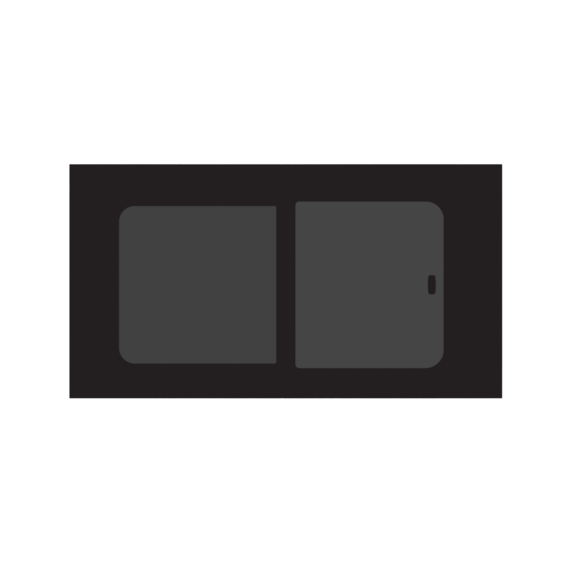 PB07-L1S-HS-P | Inbouwruit voor Citroen & Fiat & Opel & Peugeot & Ram | Camperglass