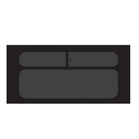 PB07-R1ML-TS-P | Inbouwruit voor Citroen & Fiat & Opel & Peugeot & Ram | Camperglass