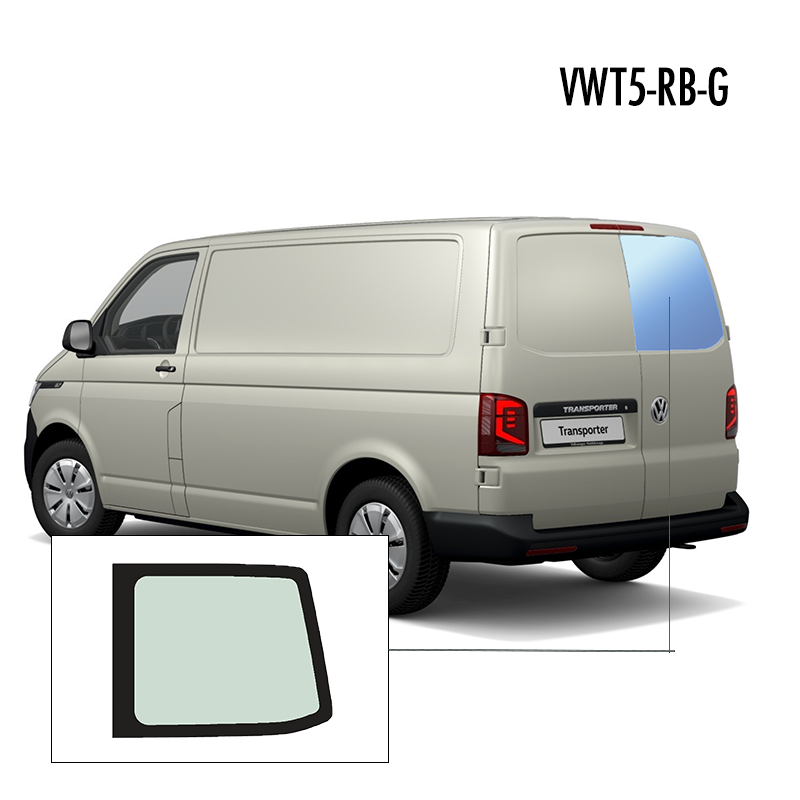 VWT5-RB-G | Inbouwruit voor Volkswagen | Camperglass