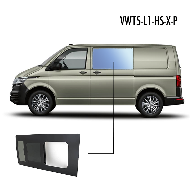 VWT5-L1-HS-X-P | Inbouwruit voor Volkswagen | Camperglass