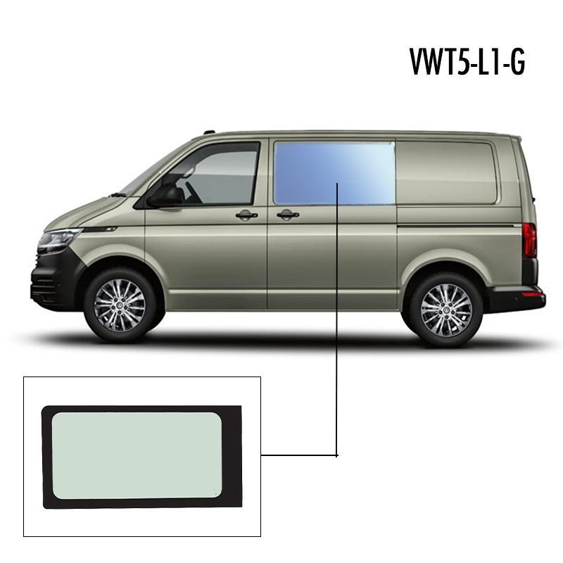 VWT5-L1-G | Inbouwruit voor Volkswagen | Camperglass