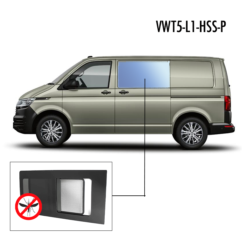 VWT5-L1-HSS-P | Inbouwruit voor Volkswagen | Camperglass