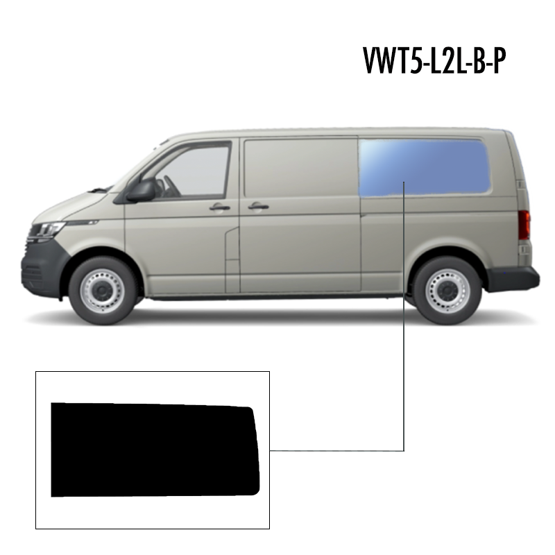 VWT5-L2L-B-P | Inbouwruit voor Volkswagen | Camperglass