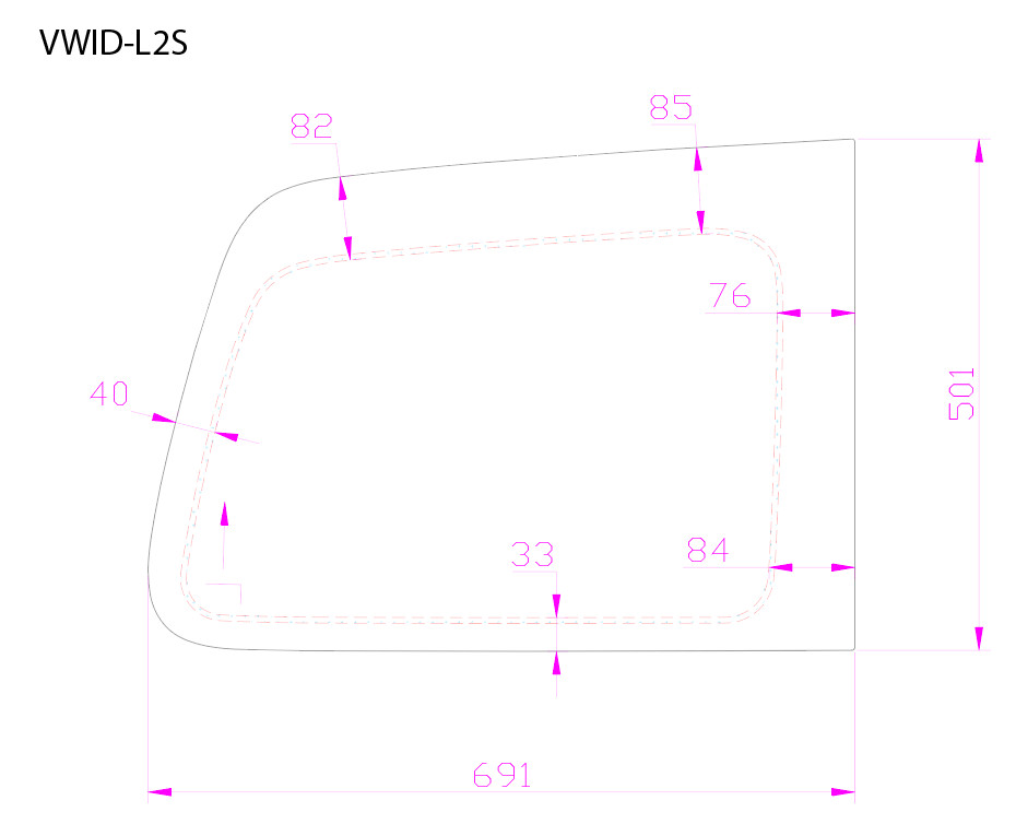 VW ID Buzz P2 SWB Achter L. Vast Privacy