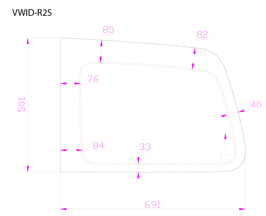 VW ID Buzz P2 SWB Achter R. Vast Privacy