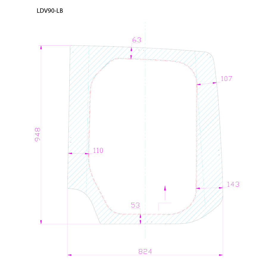 Achterdeur Privacy H3
