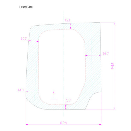 Achterdeur Privacy H3