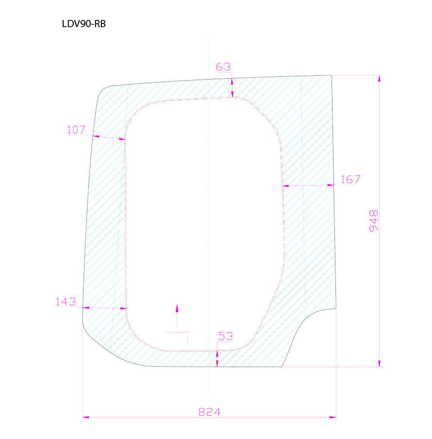 Achterdeur Privacy H3