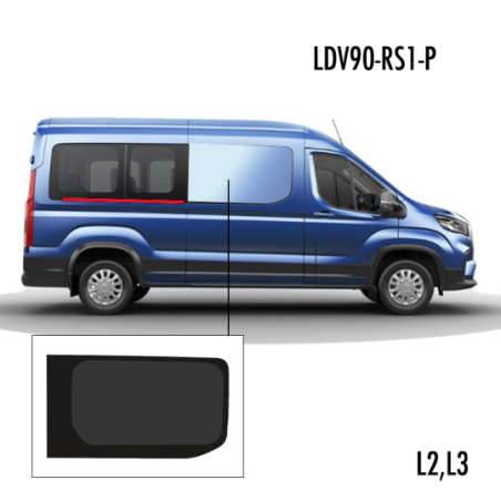 P1 Voor R. MWB/LWB Schuifdeur Privacy