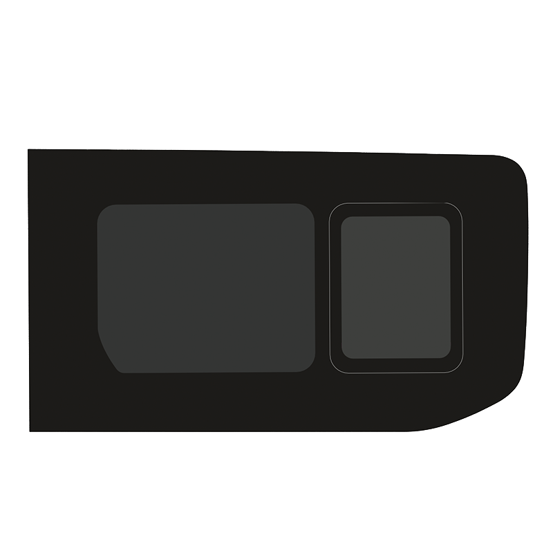 P1 Voor R. schuifruit Flush Privacy