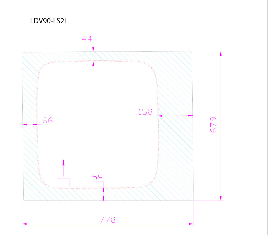 P2 Midden L. LWB schuifdeur Privacy