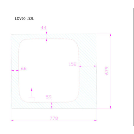P2 Midden R. LWB schuifdeur Groen