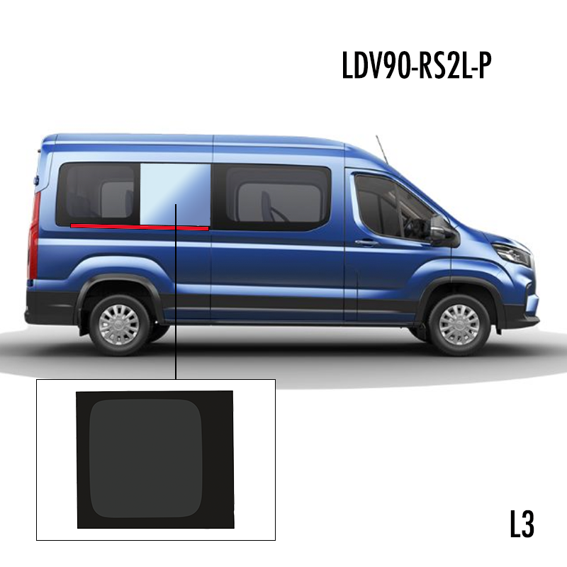 P2 Midden R. LWB schuifdeur Privacy