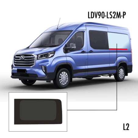 P2 Achter L. MWB met schuifdeur Privacy