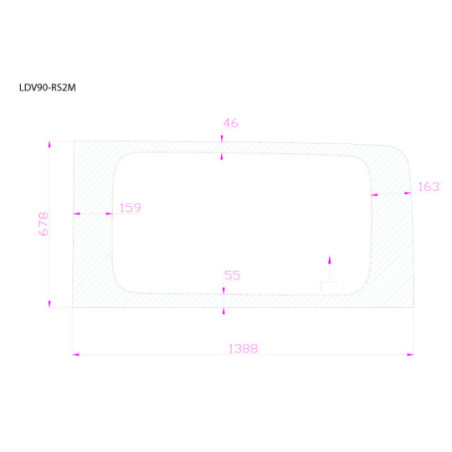 P2 Achter R. MWB met schuifdeur Privacy
