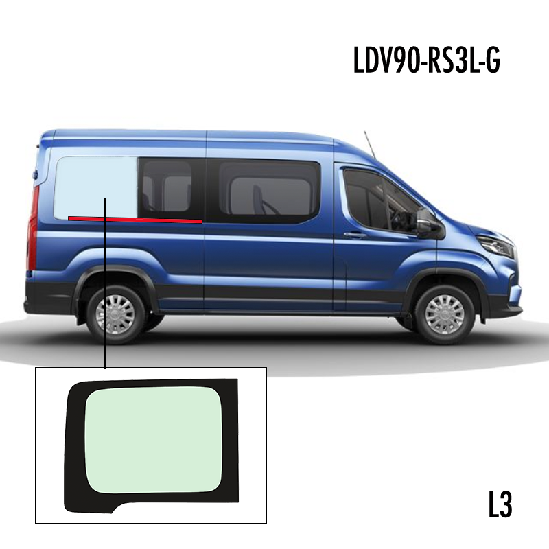 P3 Achter R. LWB Schuifdeur Groen