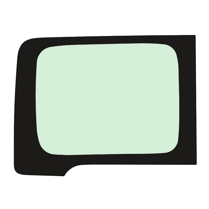 P3 Achter R. LWB Schuifdeur Groen