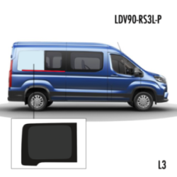 P3 Achter R. LWB Schuifdeur Privacy