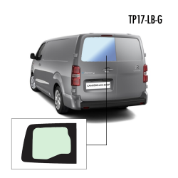 TP17-LB-G | Inbouwruit voor Citroen & Opel & Peugeot & Toyota | Camperglass