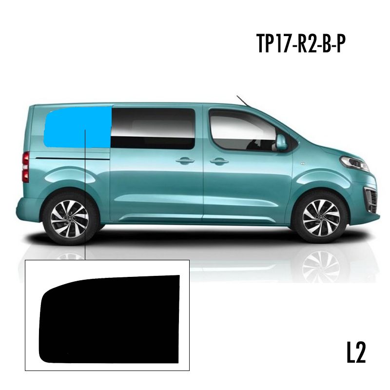 TP17-R2-B-P | Inbouwruit voor Citroen & Opel & Peugeot & Toyota | Camperglass