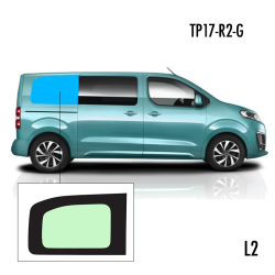 TP17-R2-G | Inbouwruit voor Citroen & Opel & Peugeot & Toyota | Camperglass