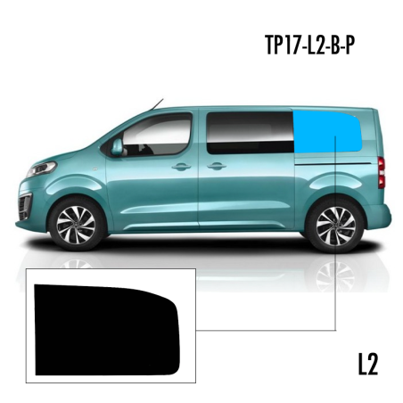 TP17-L2-B-P | Inbouwruit voor Citroen & Opel & Peugeot & Toyota | Camperglass