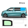 TP17-L2-G | Inbouwruit voor Citroen & Opel & Peugeot & Toyota | Camperglass