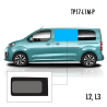 TP17-L1M-P | Inbouwruit voor Citroen & Opel & Peugeot & Toyota | Camperglass