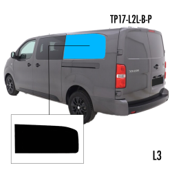 TP17-L2L-B-P | Inbouwruit voor Citroen & Opel & Peugeot & Toyota | Camperglass