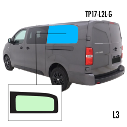 TP17-L2L-G | Inbouwruit voor Citroen & Opel & Peugeot & Toyota | Camperglass