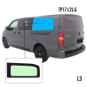 TP17-L2L-G | Inbouwruit voor Citroen & Opel & Peugeot & Toyota | Camperglass