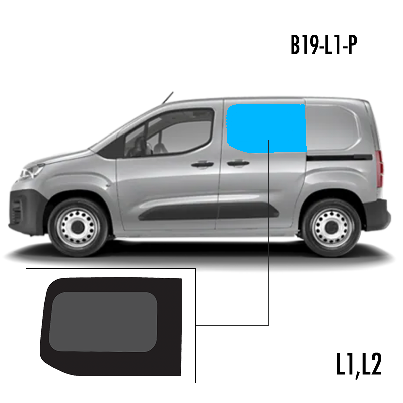 B19-L1-P | Inbouwruit voor Citroen | Camperglass