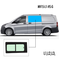 MV15-L1-HS-G | Inbouwruit voor Mercedes | Camperglass