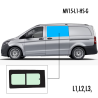 MV15-L1-HS-G | Inbouwruit voor Mercedes | Camperglass