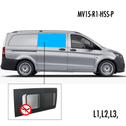 MV15-R1-HSS-P | Inbouwruit voor Meest verkochte ruiten & Mercedes | Camperglass