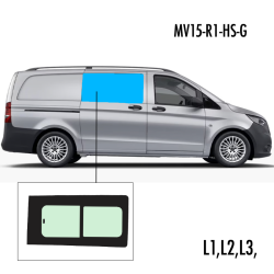 MV15-R1-HS-G | Inbouwruit voor Mercedes | Camperglass