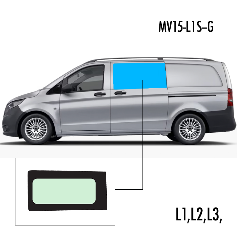 MV15-LS1-G | Inbouwruit voor Mercedes | Camperglass