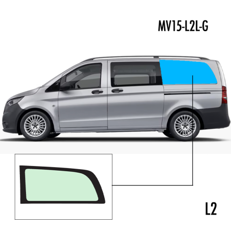 MV15-L2L-G | Inbouwruit voor Mercedes | Camperglass