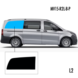 MV15-R2L-B-P | Inbouwruit voor Mercedes | Camperglass
