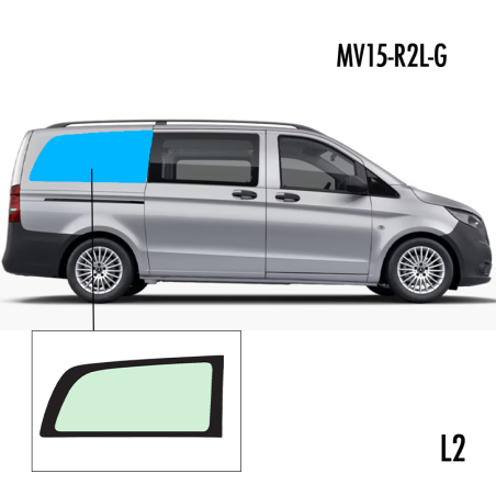 MV15-R2L-G | Inbouwruit voor Mercedes | Camperglass