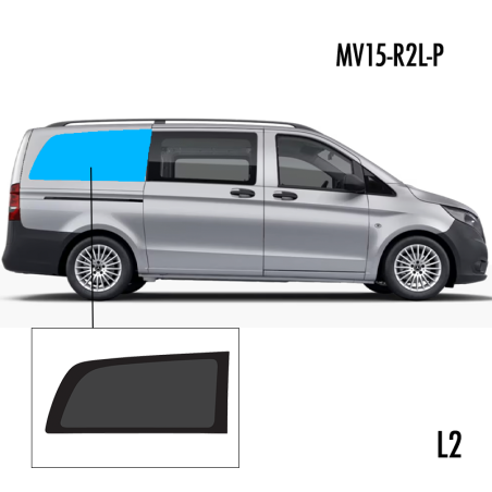 MV15-R2L-P | Inbouwruit voor Mercedes | Camperglass