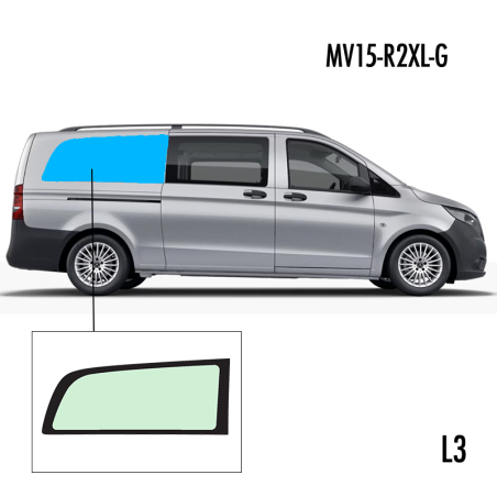 MV15-R2XL-G | Inbouwruit voor Mercedes | Camperglass