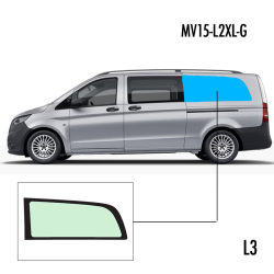 MV15-L2XL-G | Inbouwruit voor Mercedes | Camperglass